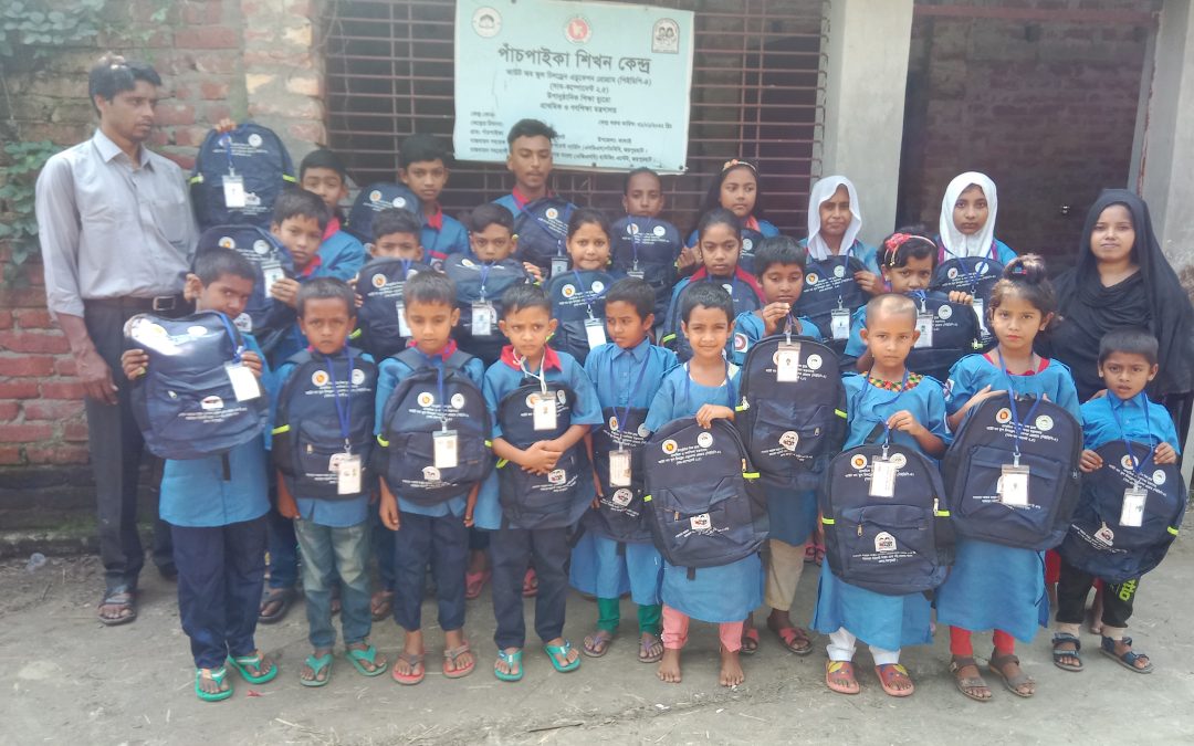 Distribution of School Bags to the Students of “Out of School Children”